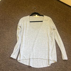 Boston proper light gray sweater